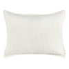 Doji 20 x 26 Standard Pillow Sham, Soft White Ivory Cotton, Premium Linen By Casagear Home