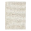 Cae Throw Blanket, Cotton, Woven Waffle Design, Belgian Flax Linen Beige By Casagear Home