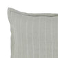 Tara King Size Duvet Cover Stripe Design Sage Green Belgian Flax Linen By Casagear Home BM318814