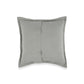 Tara 26 Inch Euro Pillow Sham Stripe Design Sage Green Belgian Flax Linen By Casagear Home BM318815