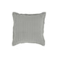 Tara 26 Inch Euro Pillow Sham, Stripe Design, Sage Green Belgian Flax Linen By Casagear Home