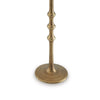 Lara Candle Holder Set of 2 Cast Aluminium Antiqued Brass Toned Finish By Casagear Home BM318933