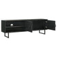 Marcel TV Media Entertainment Console 2 Doors Charcoal Black 70 Inch By Casagear Home BM318975