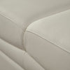 Nia Sofa Ivory Italian Leather Pillow Top Arms Foam Cushions 80 Inch By Casagear Home BM319276