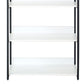 Cox Tall Modular Closet System 5 Storage Shelves and Black Metal Frame By Casagear Home BM319581