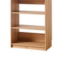 Dee Modular Closet System 5 Tier Storage Shelves Oak Brown Wood By Casagear Home BM319591