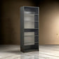 Dee Modular Closet System 5 Tier Storage Shelves Black Wood Finish By Casagear Home BM319596