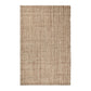 Neme 5 x 8 Medium Area Rug, Two Tone Handwoven Grid Pattern, Beige Brown By Casagear Home