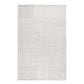 Reya 5 x 8 Medium Area Rug, Indoor Outdoor, Geometric Knotted Pattern Ivory By Casagear Home