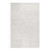 Reya 5 x 8 Medium Area Rug, Indoor Outdoor, Geometric Knotted Pattern Ivory By Casagear Home