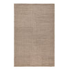 Reya 9 x 12 Extra Large Area Rug, Indoor Outdoor Geometric Knotted Beige By Casagear Home