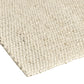 Sane 8 x 10 Large Area Rug Handwoven Abstract Braided Pattern Ivory By Casagear Home BM319610