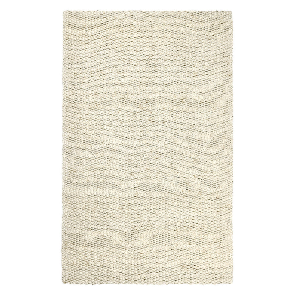 Sane 9 x 12 Extra Large Area Rug, Handwoven Abstract Braided Pattern, Ivory By Casagear Home