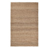 Sane 8 x 10 Large Area Rug, Handwoven Abstract Braided Pattern, Beige By Casagear Home