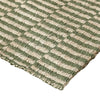 Tyn 8 x 10 Large Area Rug Handwoven Striped Textured Pattern Green Beige By Casagear Home BM319619