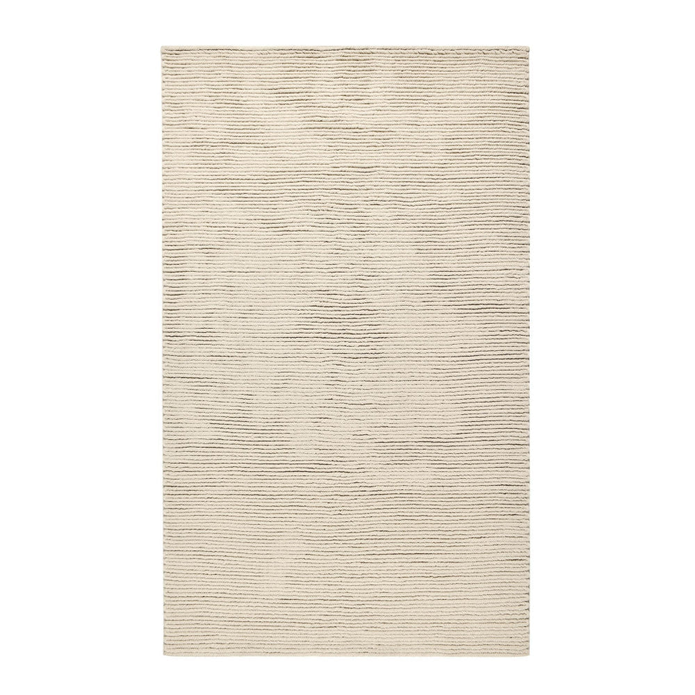 Soen 9 x 12 Extra Large Area Rug, Handwoven Twisted Braid, Beige Wool Blend By Casagear Home