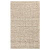 Ging 5 x 8 Medium Area Rug, Cotton, Handwoven Abstract Jute Design, Ivory By Casagear Home