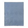 Ahab 50 x 60 Inch Quilted Throw Blanket with Fill Dutch Velvet Spa Blue By Casagear Home BM319664