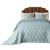 Ello 3pc King Bedspread and Pillow Sham Set Bohemian Multicolor Print By Casagear Home BM319669