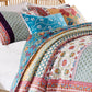 Ello 3pc Queen Bedspread and Pillow Sham Set Multicolor Bohemian Print By Casagear Home BM319677