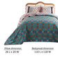 Ello 3pc Queen Bedspread and Pillow Sham Set Multicolor Bohemian Print By Casagear Home BM319677