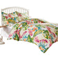 Heli 2pc XL Twin Duvet and Pillow Sham Set Multicolor Tropical Print By Casagear Home BM319681