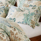 Wade 2pc Twin Duvet Cover Set with Sham Jade Blue Coastal Design Cotton By Casagear Home BM319700