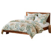 Wade 3pc Full/Queen Duvet Cover Set Sham Jade Blue Coastal Design Cotton By Casagear Home BM319701