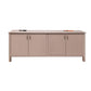 Jazz 76 Inch Sideboard Buffet Console 4 Doors Light Pink Solid Wood By Casagear Home BM319737