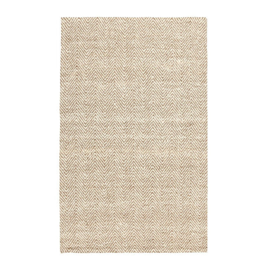 Bein 6 x 9 Medium Area Rug, Hand Spun Soft Wool Blend Chenille, Ivory By Casagear Home