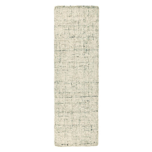 Foed 3 x 8 Hallway Runner Rug, Handwoven, Heathered, Natural Jute Wool By Casagear Home