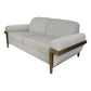 Pola Loveseat Beige Polyester Foam Cushions Solid Pine Wood 69 Inch By Casagear Home BM320749