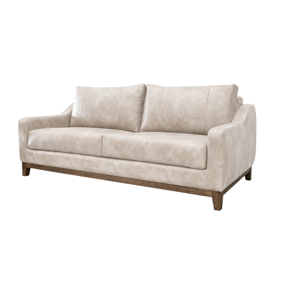 Tuba Loveseat Gray Polyester Foam Cushions Solid Pine Wood 62 Inch By Casagear Home BM320767