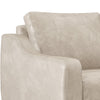 Tuba Loveseat Gray Polyester Foam Cushions Solid Pine Wood 62 Inch By Casagear Home BM320767