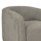 Ino Accent Chair Almond Gray Polyester Foam Cushions Solid Wood Platform By Casagear Home BM320778