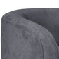 Ino Loveseat Dark Gray Polyester Foam Cushions Solid Wood Base 66 Inch By Casagear Home BM320784