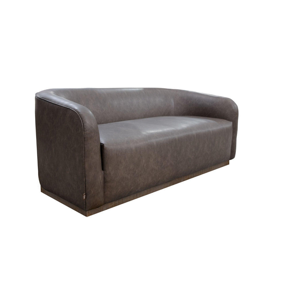 Ino Loveseat, Chocolate Brown Polyester, Foam Cushions, Solid Wood, 66 Inch By Casagear Home