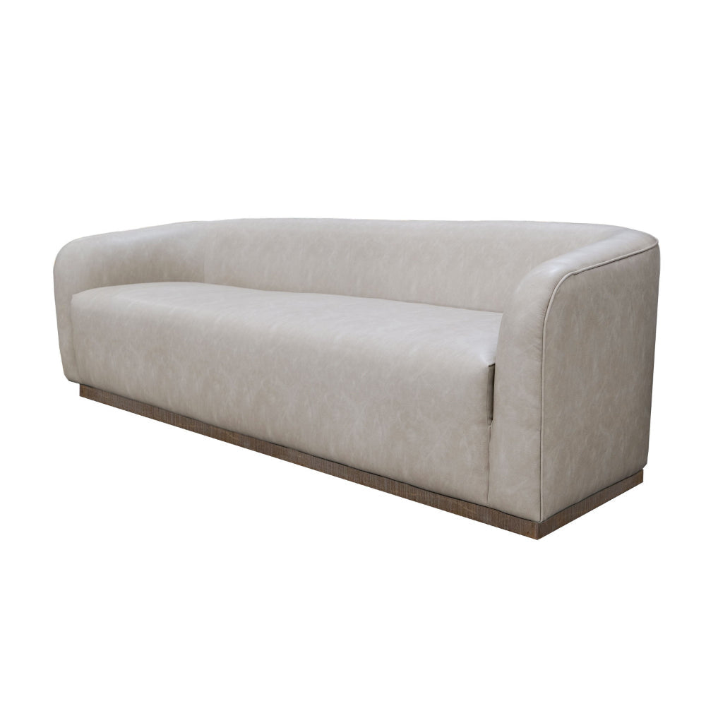 Ino Sofa Gray Polyester Foam Cushions Solid Pine Wood Base 88 Inch By Casagear Home BM320794