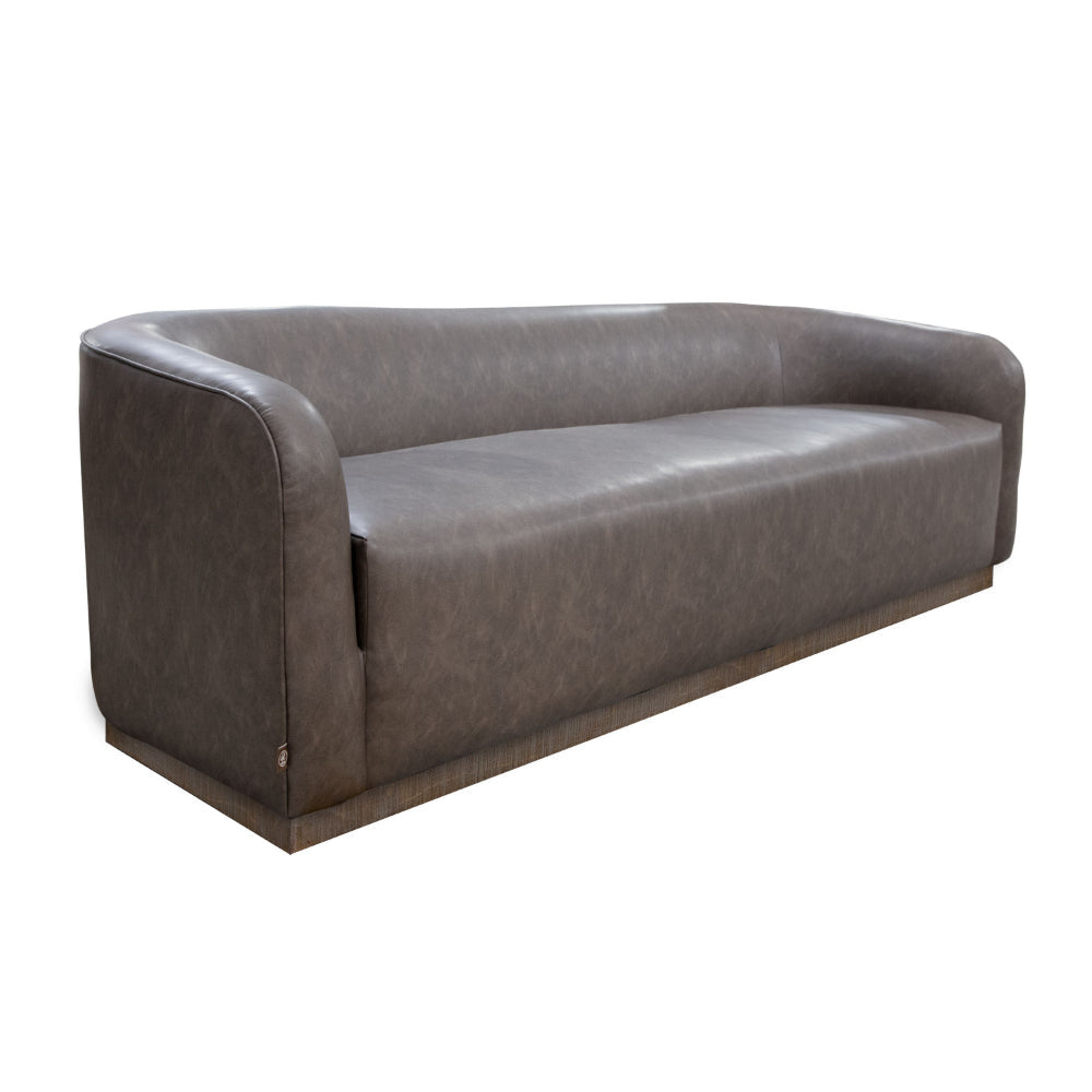 Ino Sofa, Chocolate Brown Polyester, Foam Cushions, Solid Wood, 88 Inch By Casagear Home