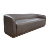 Ino Sofa, Chocolate Brown Polyester, Foam Cushions, Solid Wood, 88 Inch By Casagear Home