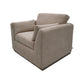 Sian Accent Chair Light Brown Polyester 1 Throw Pillow Solid Pine Wood By Casagear Home BM320844