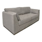 Sian Loveseat, Almond Gray Polyester, 2 Pillows, Solid Pine Wood, 69 Inch By Casagear Home