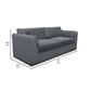 Sian Sofa Iron Gray Polyester 2 Throw Pillows Solid Pine Wood 90 Inch By Casagear Home BM320851