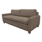 Ata Sofa Light Brown Polyester 2 Pillows Brown Solid Wood 86 Inch By Casagear Home BM320865