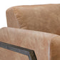 Kelly Loveseat Cognac Brown Faux Leather 2 Throw Pillows Solid Wood By Casagear Home BM320875