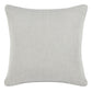 Irma 26 Inch Euro Pillow Sham, Pre Shrunk, Gray Cotton Premium Linen By Casagear Home