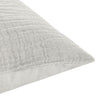 Irma 20 x 26 Standard Pillow Sham Pre Shrunk Gray Cotton Premium Linen By Casagear Home BM320901