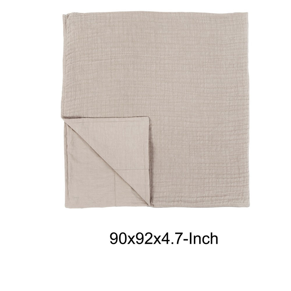 Irma Queen Size Duvet Cover Pre Shrunk Brown Cotton Premium Linen By Casagear Home BM320902