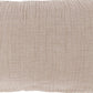 Irma 20 x 36 King Lumbar Pillow Sham Pre Shrunk Brown Premium Linen By Casagear Home BM320905