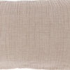 Irma 20 x 36 King Lumbar Pillow Sham Pre Shrunk Brown Premium Linen By Casagear Home BM320905